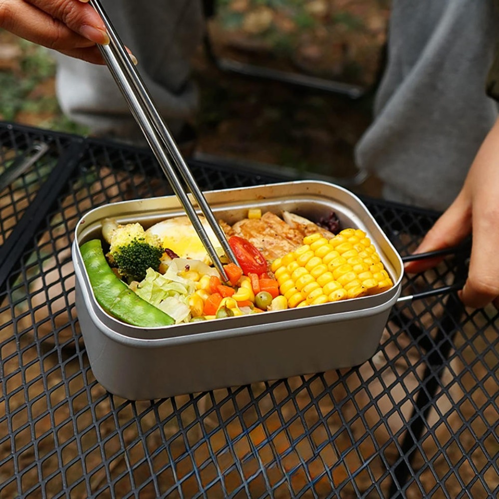 Camping Cooking Box - أدوات طهي خفيفة الوزن للتخييم، صندوق