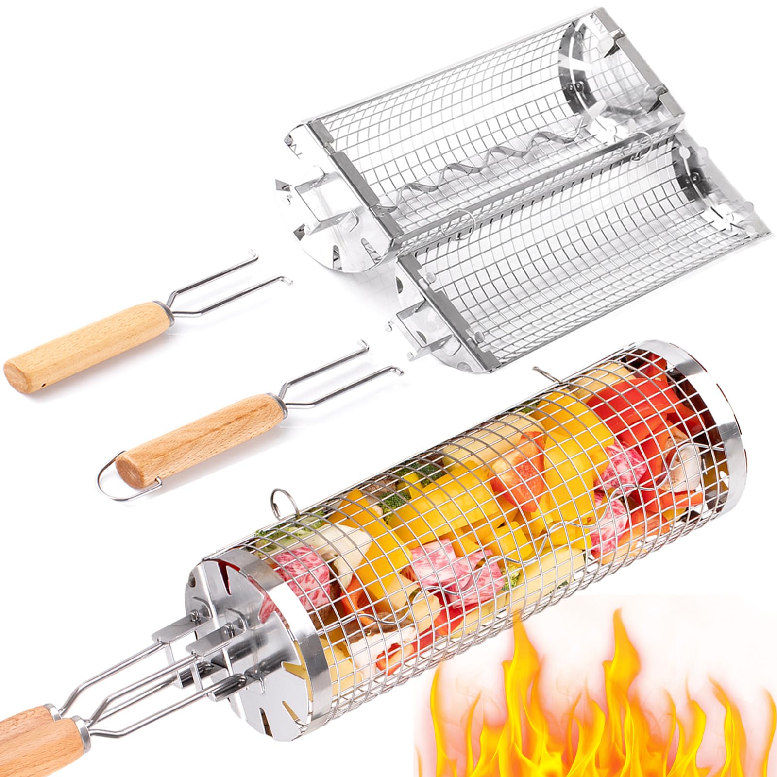 Camping Cooking Roll - شراء المتداول سلة شواء شواء أنبوب