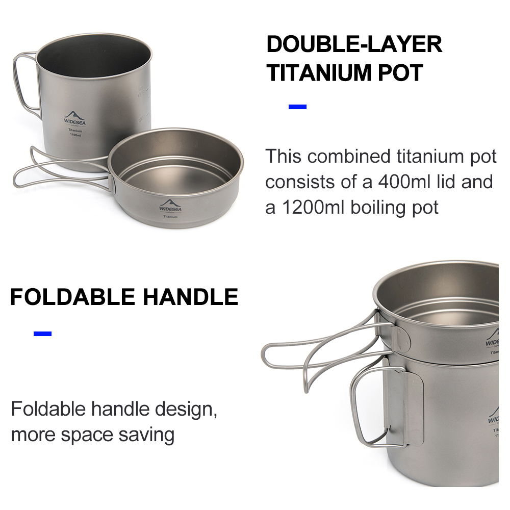 وعاء تخييم من التيتانيوم خفيف  - مراجعة Camping Cooking Mug وسعره
