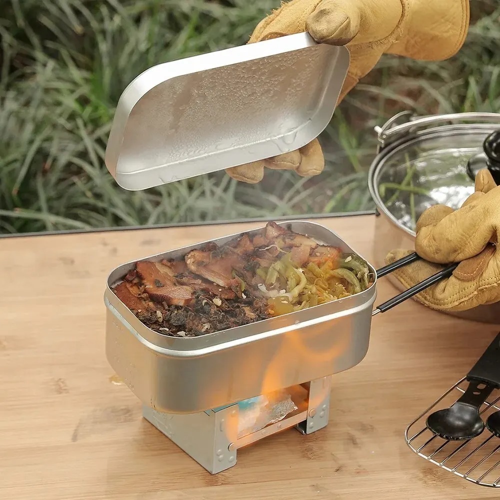 أدوات طهي خفيفة الوزن للتخييم، - مراجعة Camping Cooking Box وسعره
