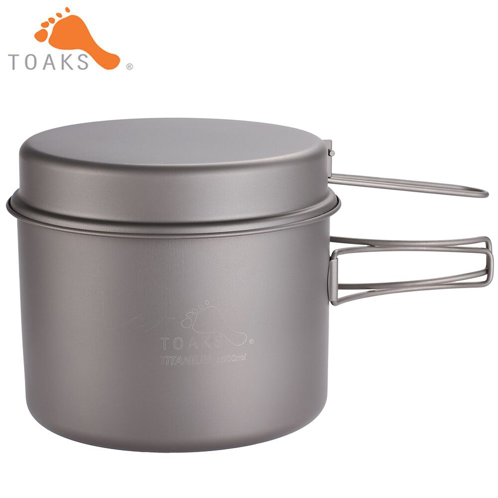 TOAKS طقم حلل استانلس ستيل خفي - مراجعة Camping Cooking Wok وسعره