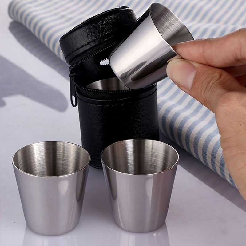 4/6 قطعة أكواب من الفولاذ المق - مراجعة Camping Cooking Mug وسعره