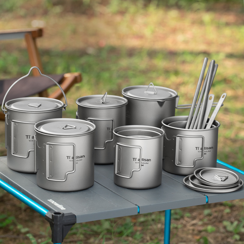 Tiartisan في الهواء الطلق التي - مراجعة Camping Cooking Mug وسعره
