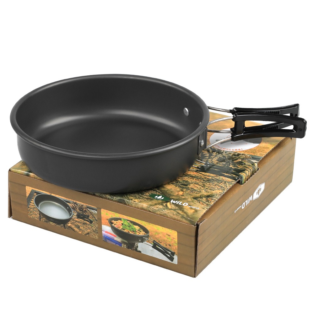 مقلاة للتخييم غير لاصقة مع مقب - مراجعة Camping Cooking Wok وسعره