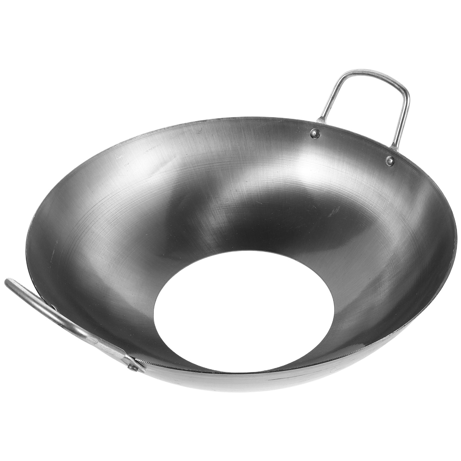 حامل ووك حديدي غير قابل للانزل - مراجعة Camping Cooking Wok وسعره