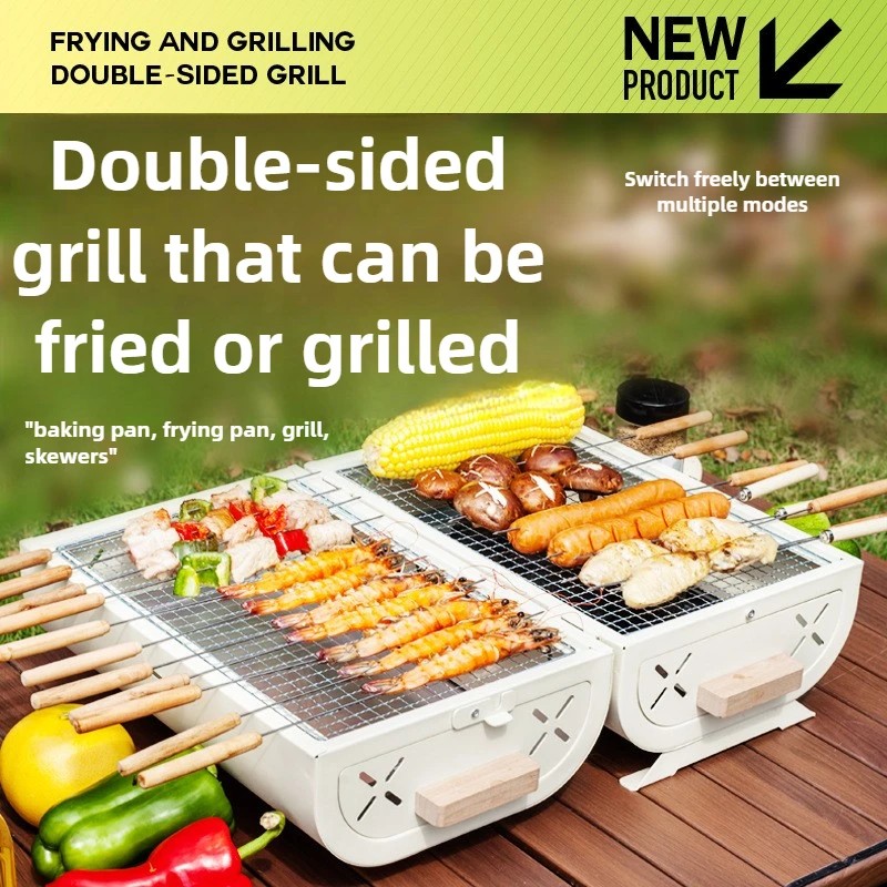 فرن شواء منزلي محمول للتخييم ف - مراجعة Camping Cooking Box وسعره