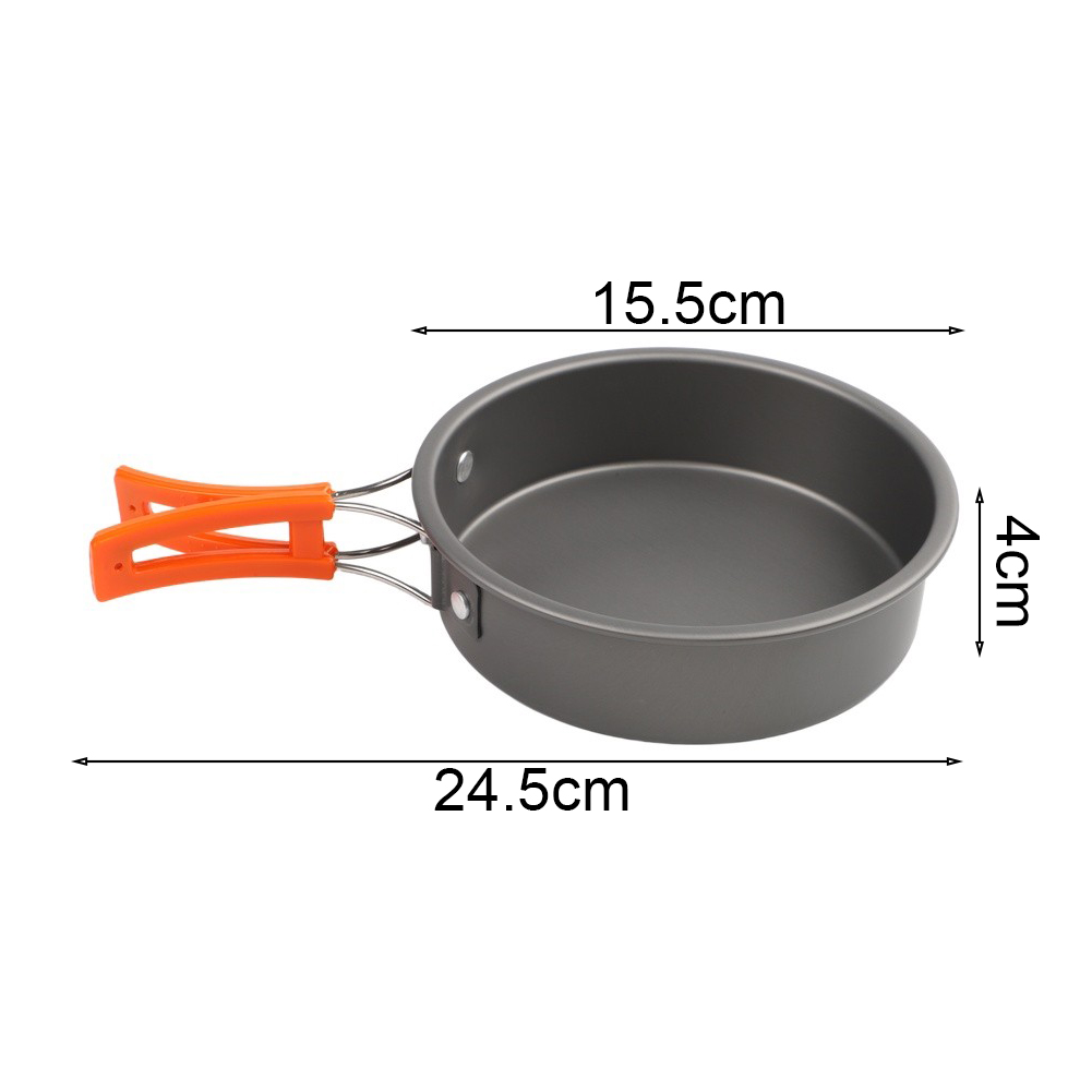 مقلاة واحدة من الألومينا تنقل  - مراجعة Camping Cooking Wok وسعره