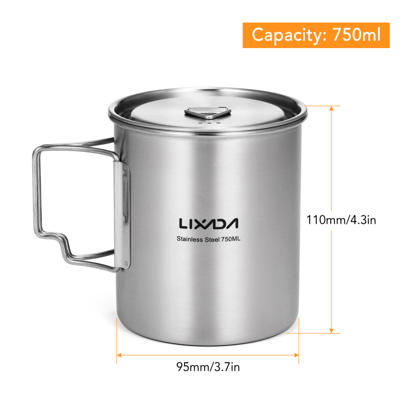 كوب من الفولاذ المقاوم للصدأ ب - مراجعة Camping Cooking Mug وسعره