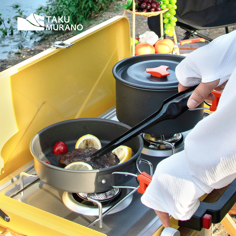 مجموعة أدوات طهي للتخييم، أوان - مراجعة Camping Cooking Roll وسعره