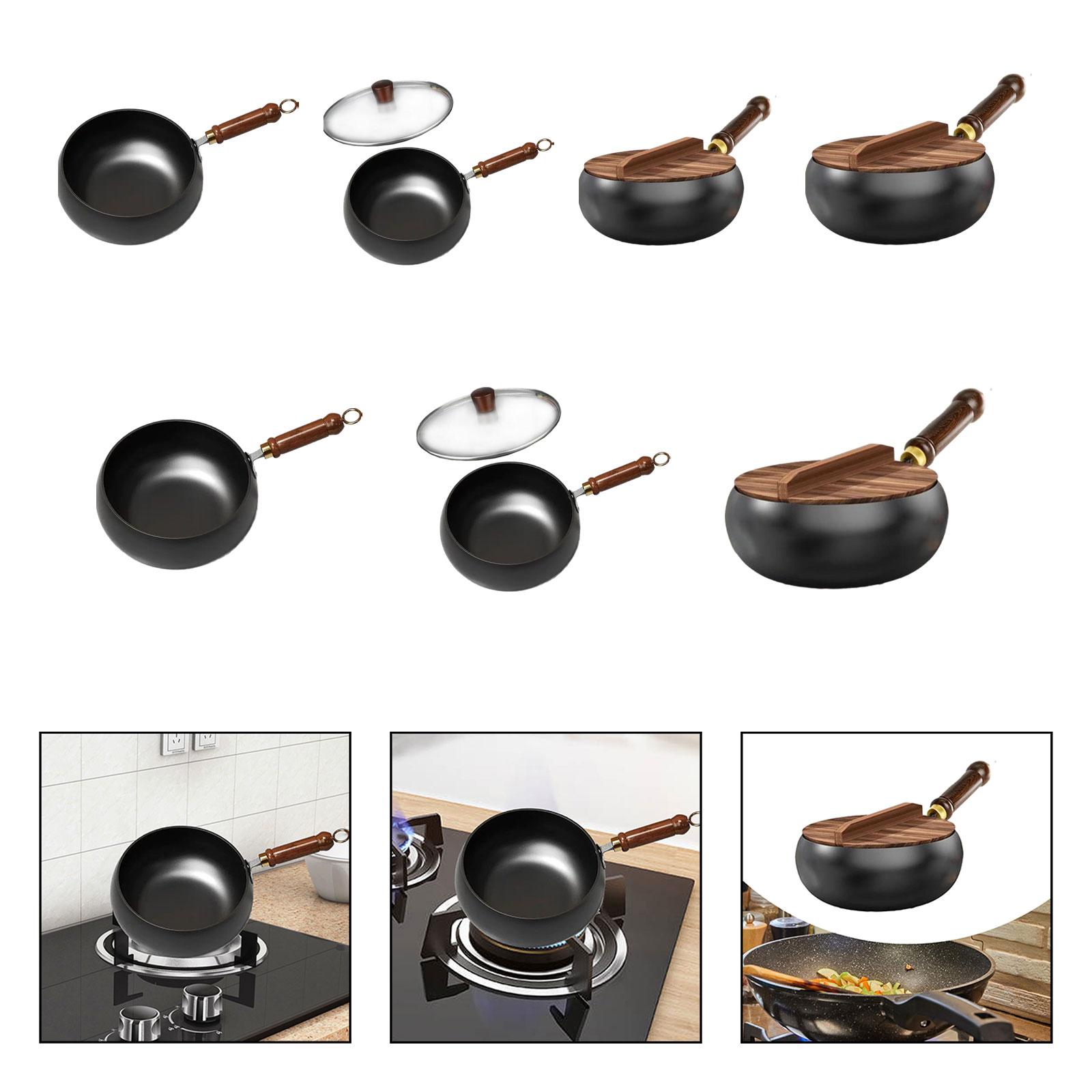 غير لاصقة ووك الغليان التعريفي - مراجعة Camping Cooking Wok وسعره