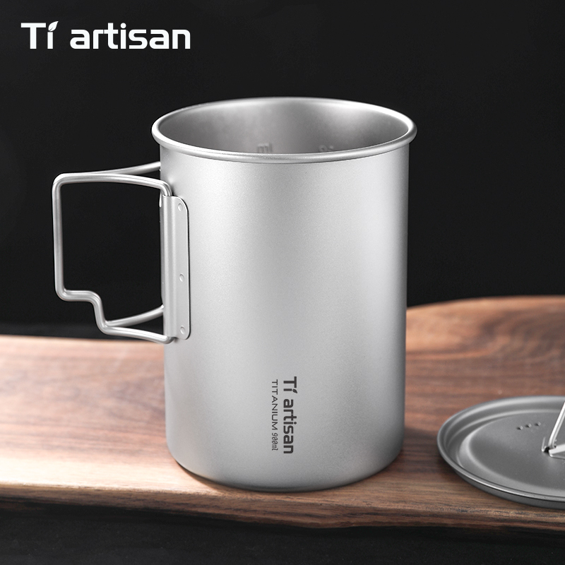 كوب تخييم من التيتانيوم قابل ل - مراجعة Camping Cooking Mug وسعره